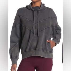 Free People Movement Pullover Sweater Gray Cowl Neck Size XS